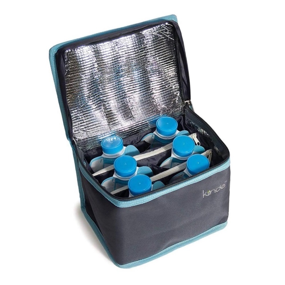 Kiinde Twist Breast Milk Cooler Storage Bag and Ice Pack Kit for Breastfeeding